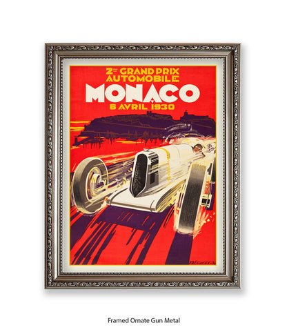 Monaco  6 Avril 1930 Art Print