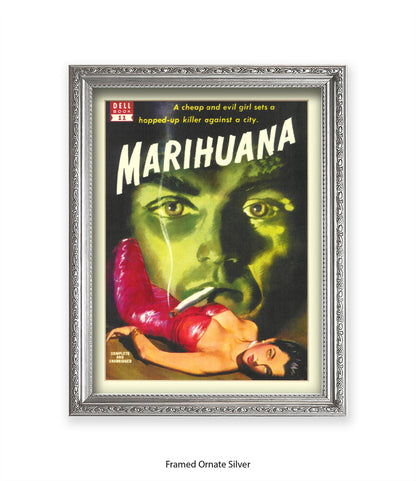 Marihuana - Cheap Evil Girl Hopped-Up Killer - Art Print