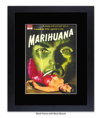 Marihuana - Cheap Evil Girl Hopped-Up Killer - Art Print