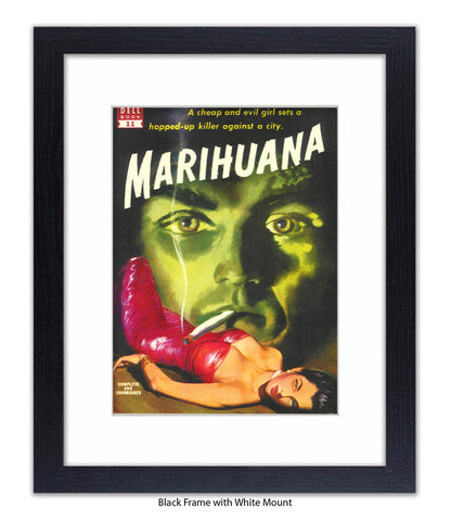Marihuana - Cheap Evil Girl Hopped-Up Killer - Art Print