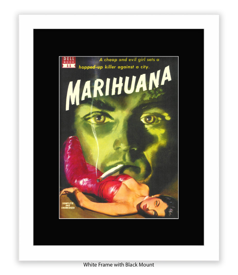 Marihuana - Cheap Evil Girl Hopped-Up Killer - Art Print