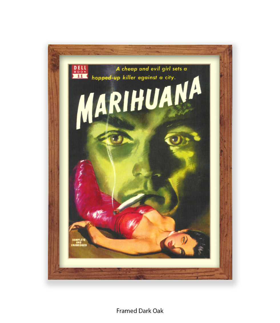 Marihuana - Cheap Evil Girl Hopped-Up Killer - Art Print
