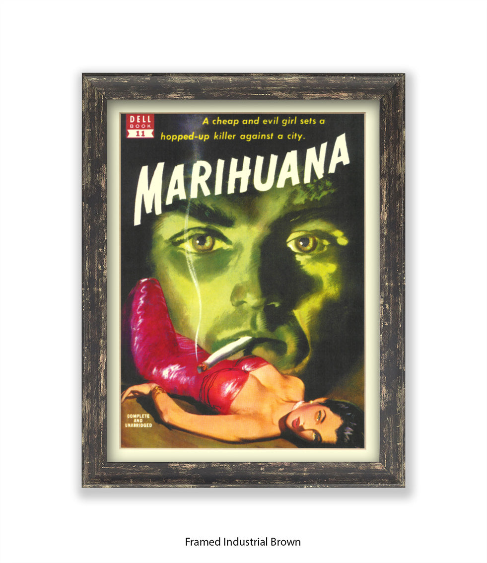 Marihuana - Cheap Evil Girl Hopped-Up Killer - Art Print