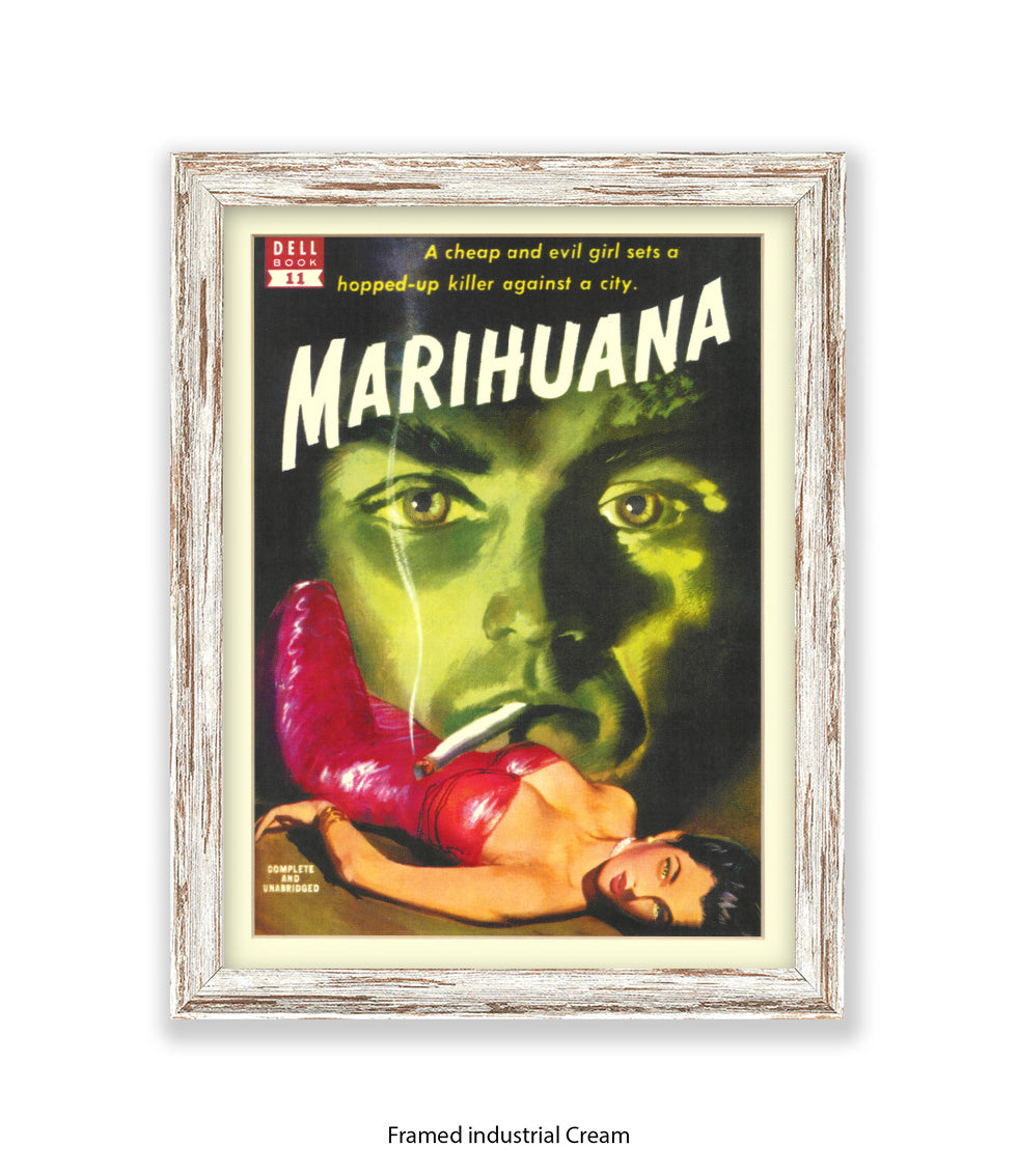 Marihuana - Cheap Evil Girl Hopped-Up Killer - Art Print