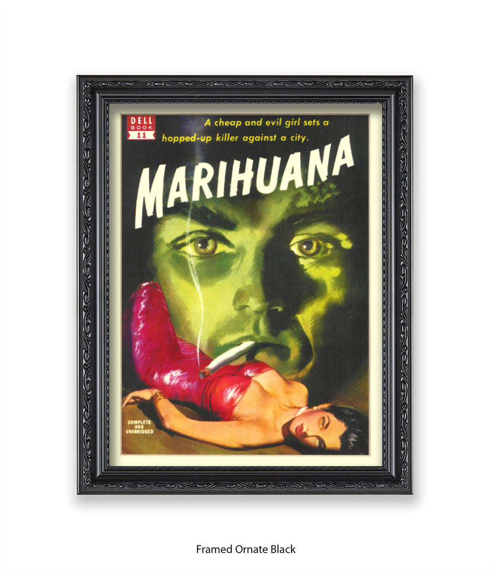 Marihuana - Cheap Evil Girl Hopped-Up Killer - Art Print