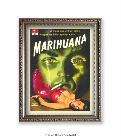 Marihuana - Cheap Evil Girl Hopped-Up Killer - Art Print