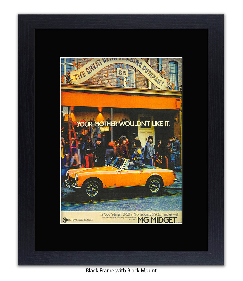 MG Midget Your Mother Wouldn't Like It Art Print