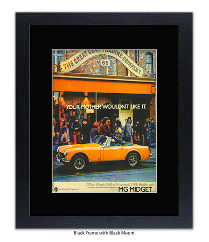 MG Midget Your Mother Wouldn't Like It Art Print