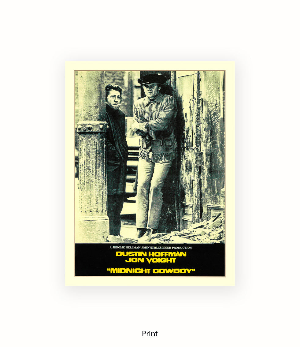 Midnight Cowboy - Hoffman and Voight - Art Print