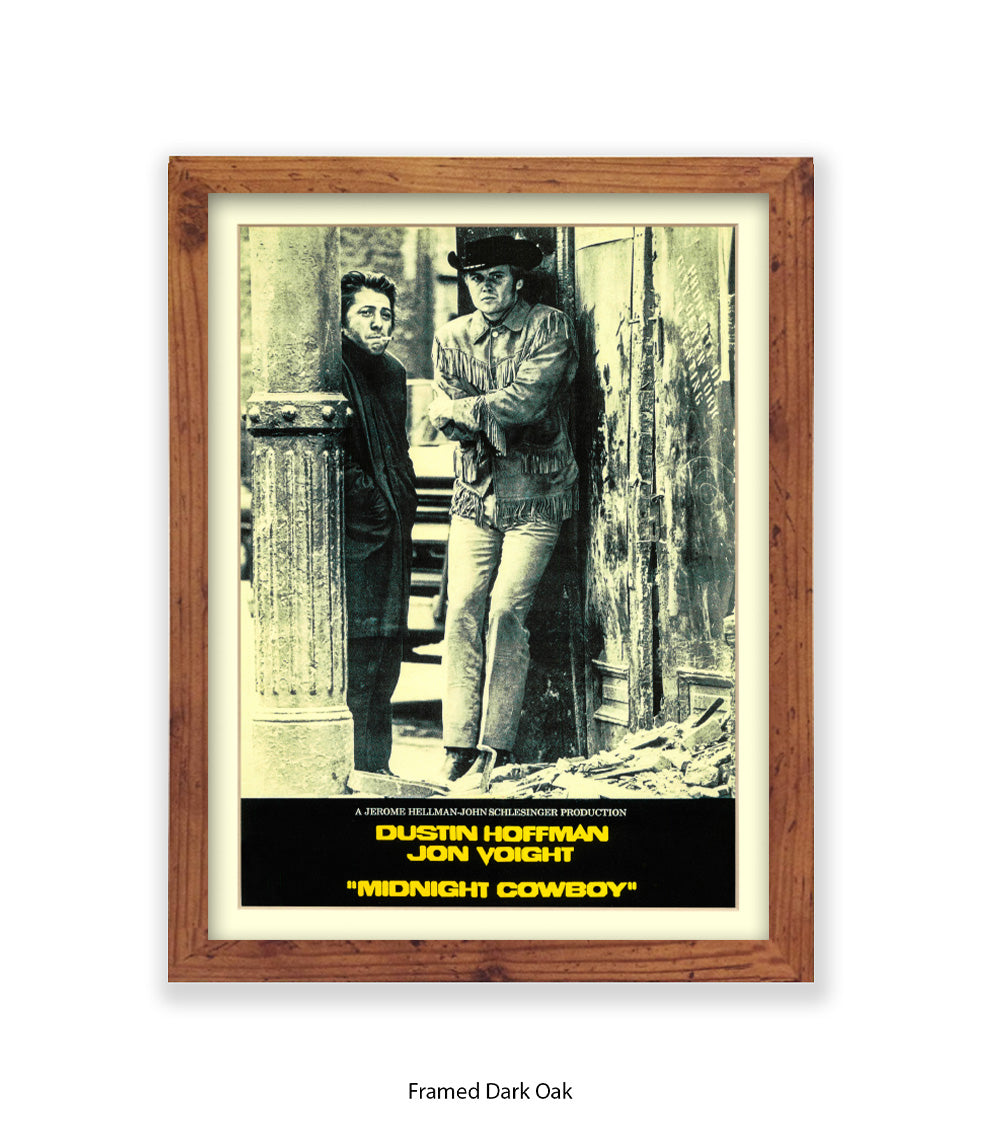 Midnight Cowboy - Hoffman and Voight - Art Print