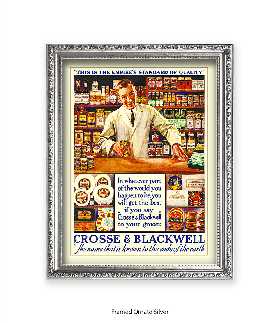Crosse & Blackwell - Shop Attendant - Art Print