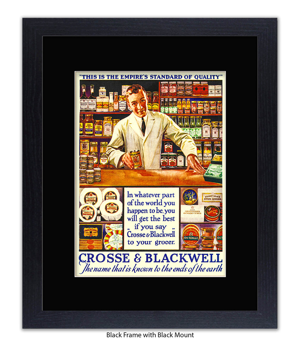 Crosse & Blackwell - Shop Attendant - Art Print