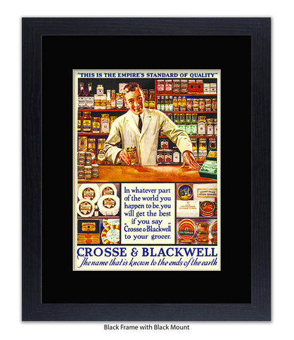 Crosse & Blackwell - Shop Attendant - Art Print