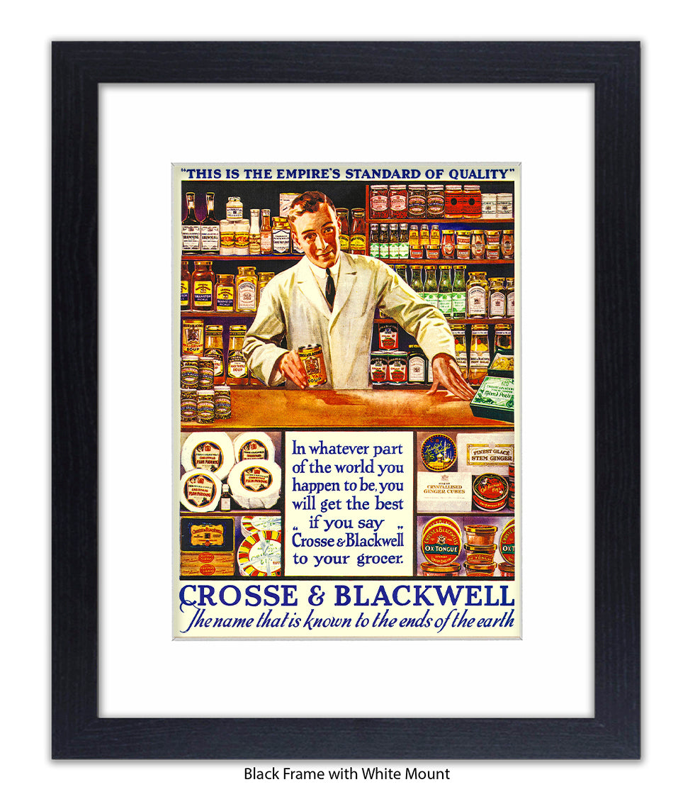 Crosse & Blackwell - Shop Attendant - Art Print