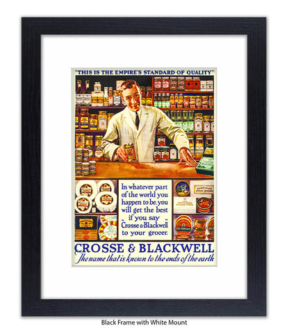 Crosse & Blackwell - Shop Attendant - Art Print