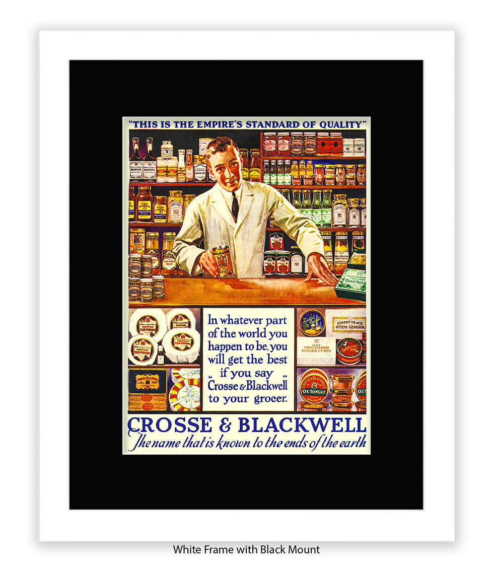 Crosse & Blackwell - Shop Attendant - Art Print
