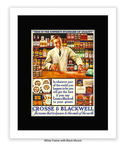 Crosse & Blackwell - Shop Attendant - Art Print