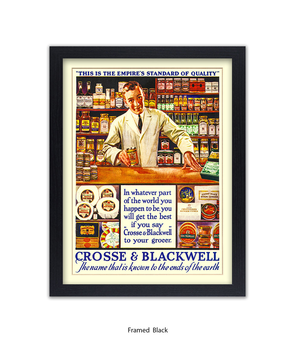 Crosse & Blackwell - Shop Attendant - Art Print