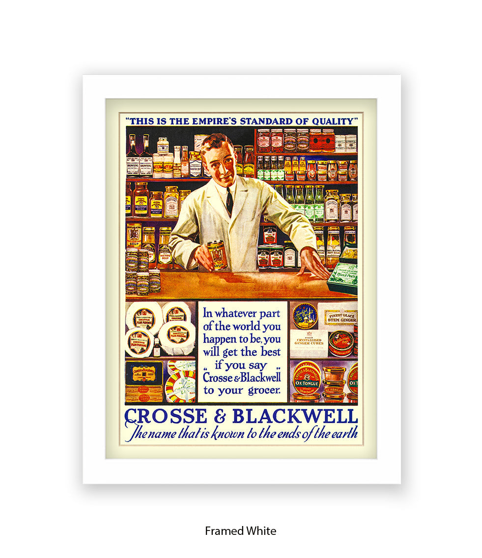 Crosse & Blackwell - Shop Attendant - Art Print
