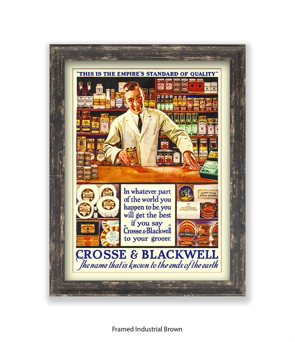 Crosse & Blackwell - Shop Attendant - Art Print