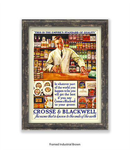 Crosse & Blackwell - Shop Attendant - Art Print