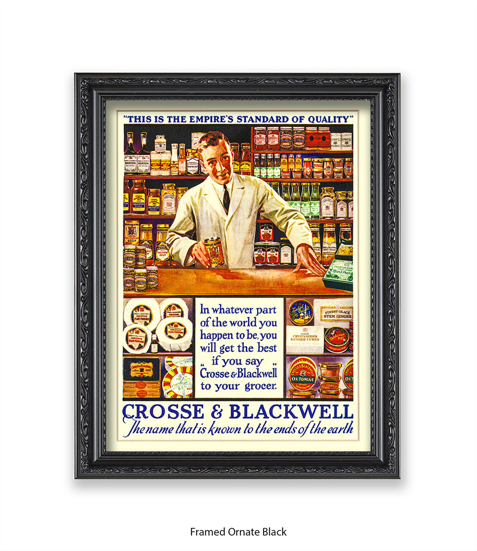 Crosse & Blackwell - Shop Attendant - Art Print