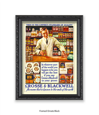 Crosse & Blackwell - Shop Attendant - Art Print