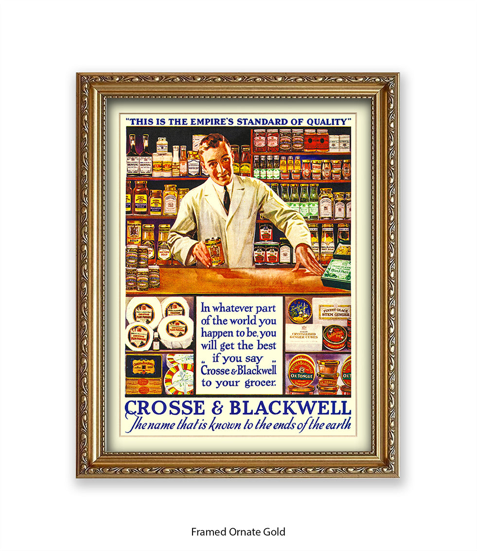 Crosse & Blackwell - Shop Attendant - Art Print