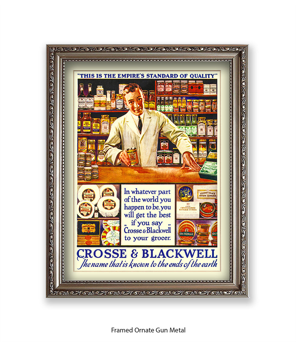Crosse & Blackwell - Shop Attendant - Art Print