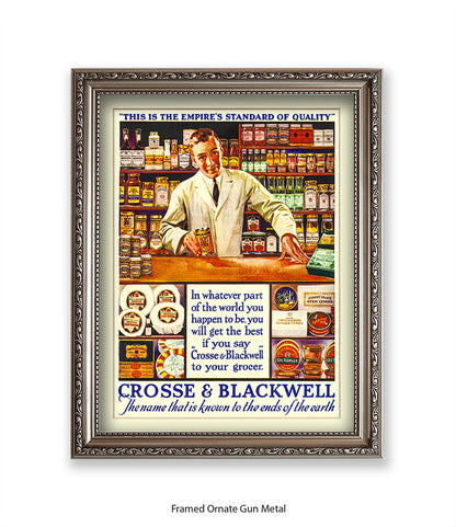 Crosse & Blackwell - Shop Attendant - Art Print