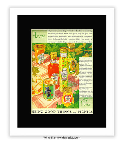Good things for picnics - Art Print