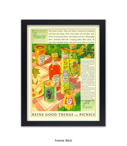 Good things for picnics - Art Print