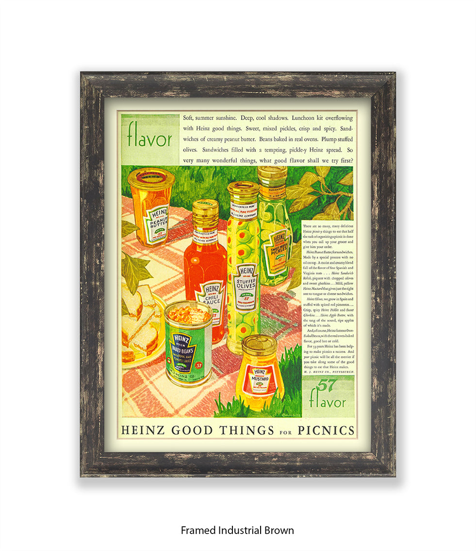 Good things for picnics - Art Print