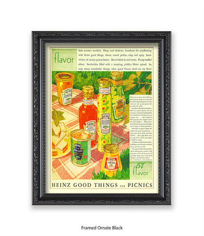 Good things for picnics - Art Print