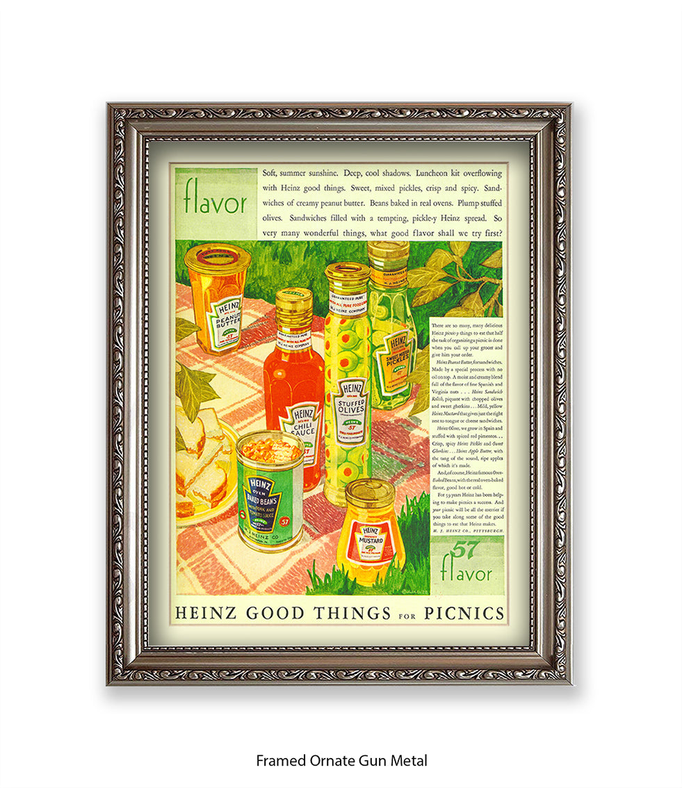 Good things for picnics - Art Print
