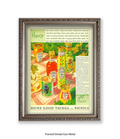 Good things for picnics - Art Print