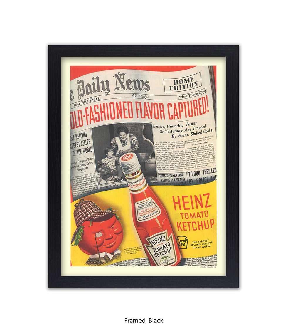 Tomato Ketchup - Old Fashioned - Art Print