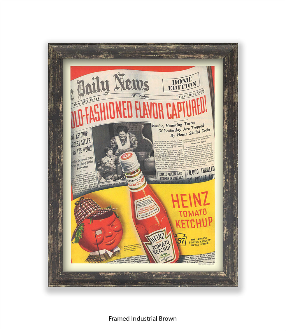 Tomato Ketchup - Old Fashioned - Art Print