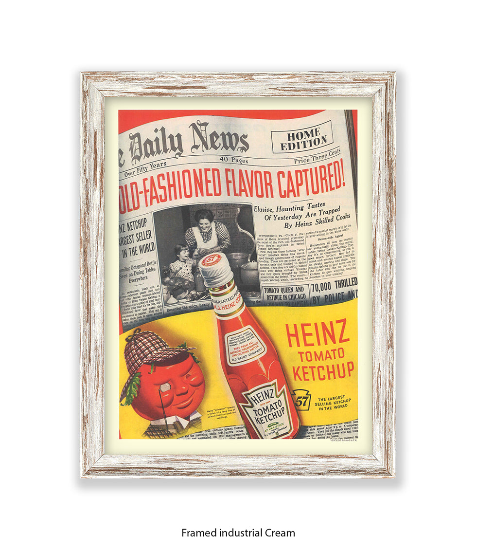 Tomato Ketchup - Old Fashioned - Art Print