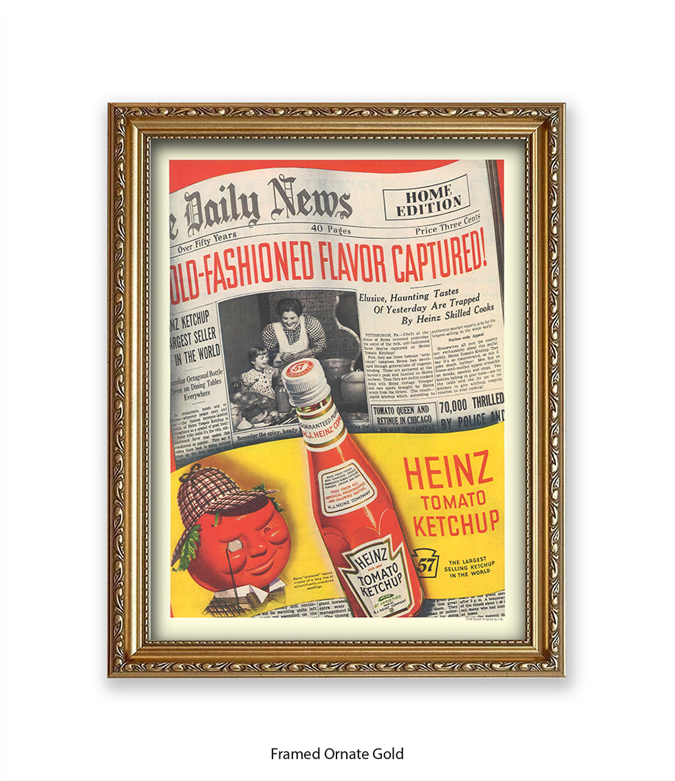 Tomato Ketchup - Old Fashioned - Art Print