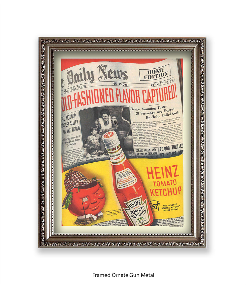 Tomato Ketchup - Old Fashioned - Art Print