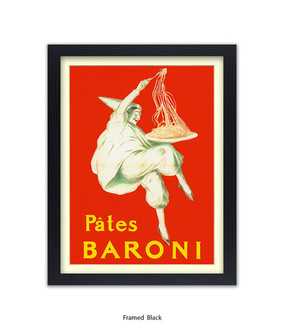 Pates Baroni - Spaghetti - Red - Cappiello - Art Print