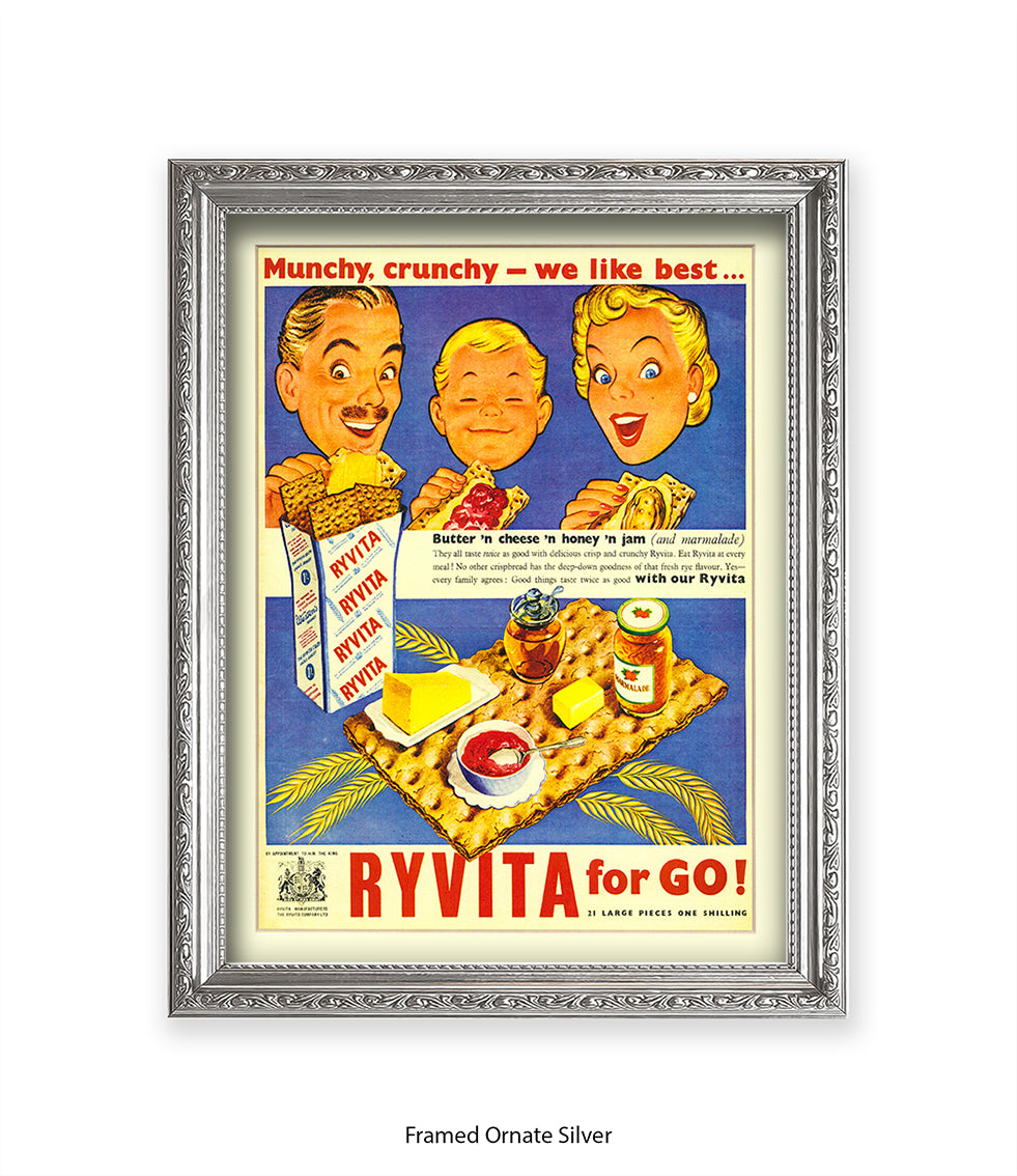 For go! - Munchy, Crunchy - Art Print