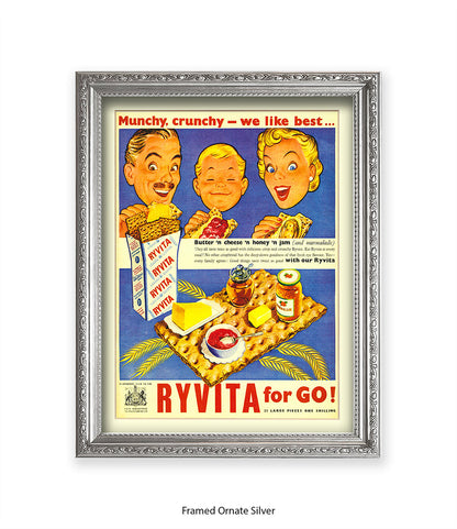 For go! - Munchy, Crunchy - Art Print