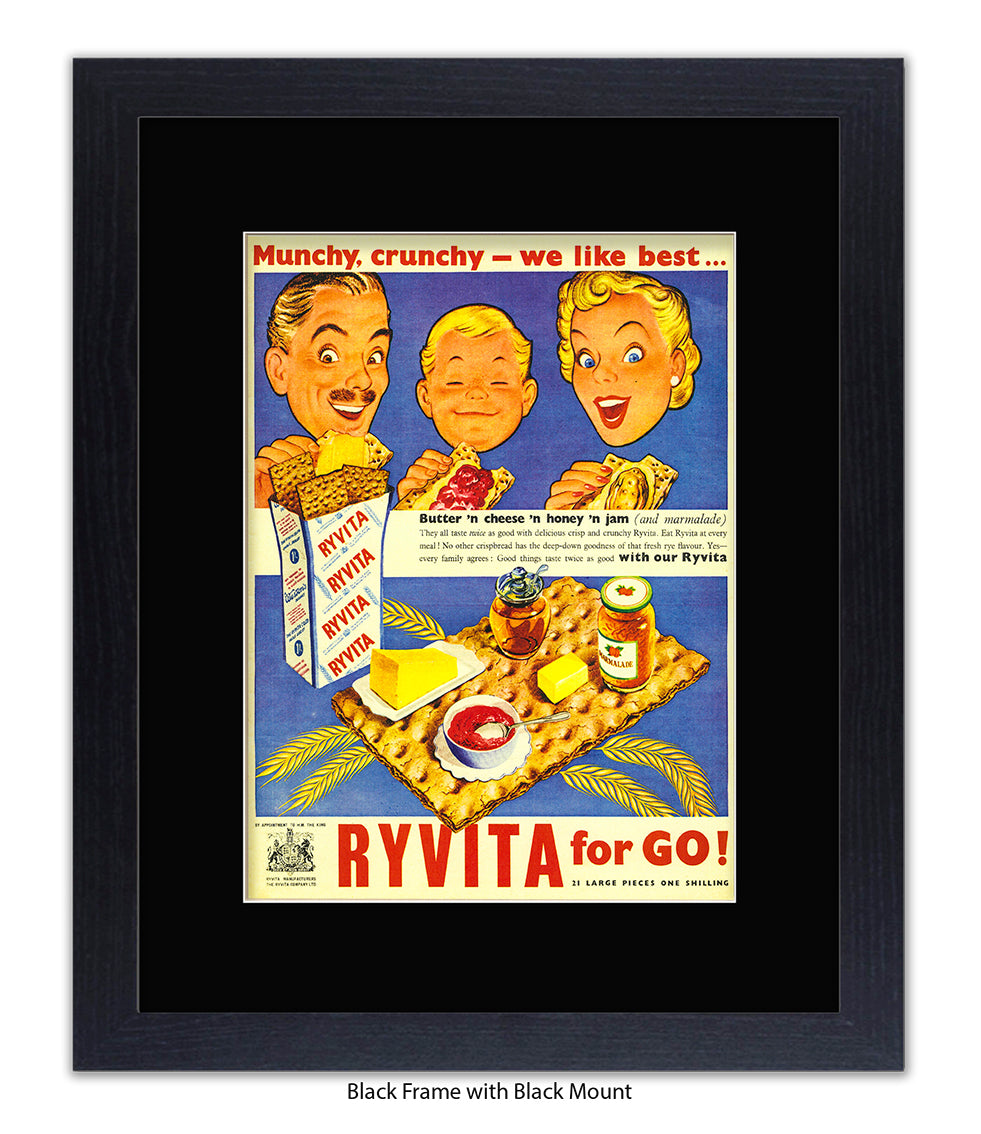 For go! - Munchy, Crunchy - Art Print