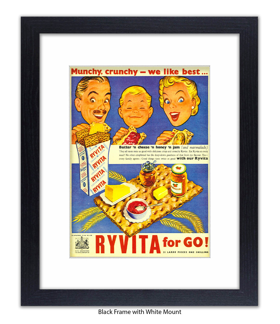 For go! - Munchy, Crunchy - Art Print