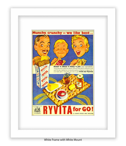 For go! - Munchy, Crunchy - Art Print