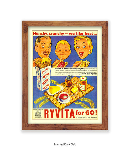 For go! - Munchy, Crunchy - Art Print