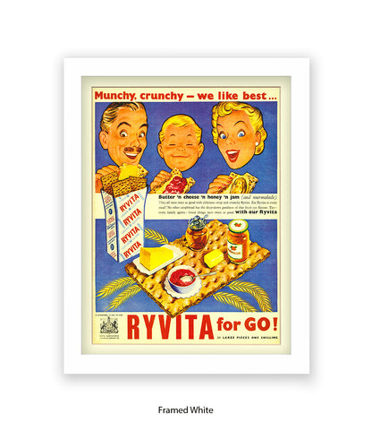 For go! - Munchy, Crunchy - Art Print