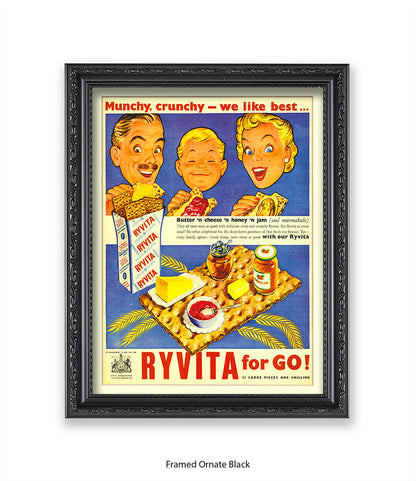 For go! - Munchy, Crunchy - Art Print